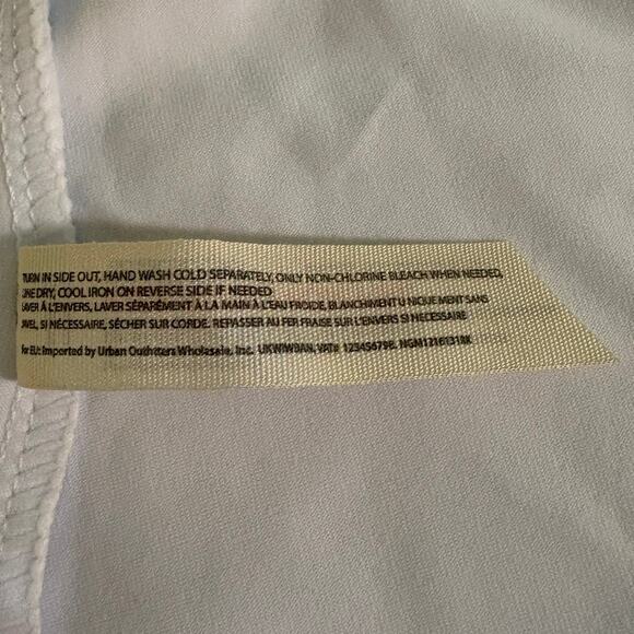 Free People NWT White Still Here Sleeveless Cami Halter Top Size M - Picture 5 of 7